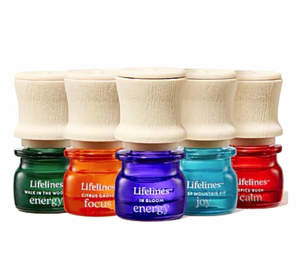 Lifelines Essential Oil Blends Variety Pack 5 x 0.10 fl oz